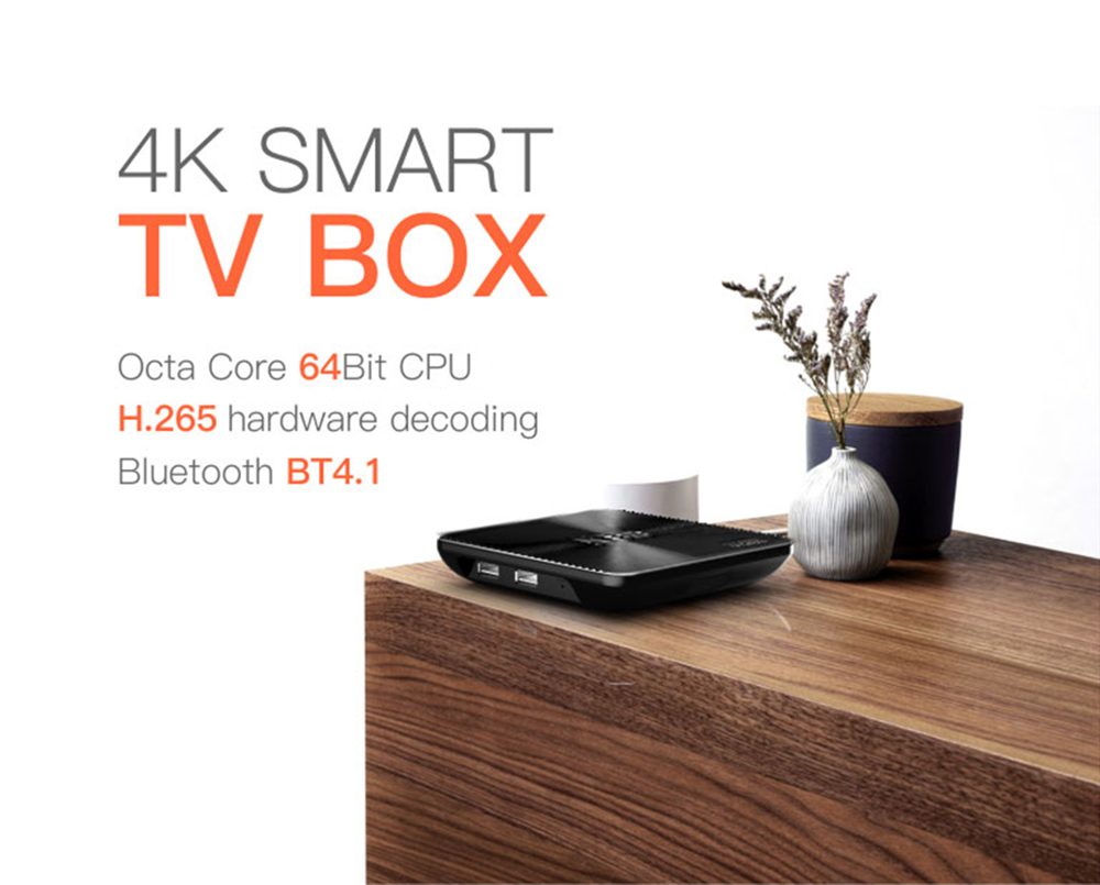 S10 Amlogic S912 64bit Octa-core TV Box with Android 7.1 OS
